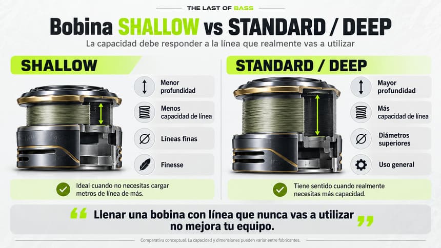 Diferencias entre bobina shallow y bobina profunda